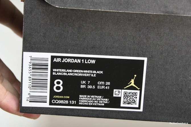 MaikeSneakers 1 Island CQ9828-131 Jordan Air Green Low 0731